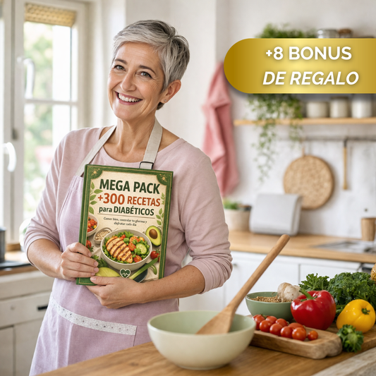 365 recetas para diabéticos + 8 bonus de regalo